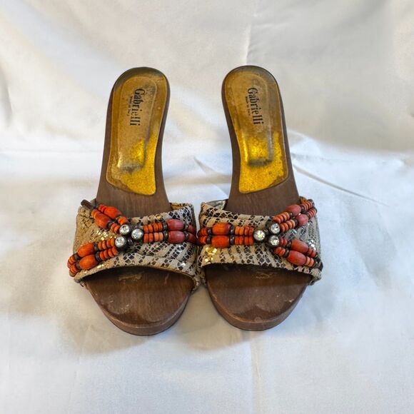 Gabrielli Women's Multi-Color Heels Size 39/8.5 - Picture 1 of 9